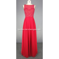 Crystal Beaded Floor Length Prom Evening Gown